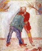 James Ensor The Fight oil painting